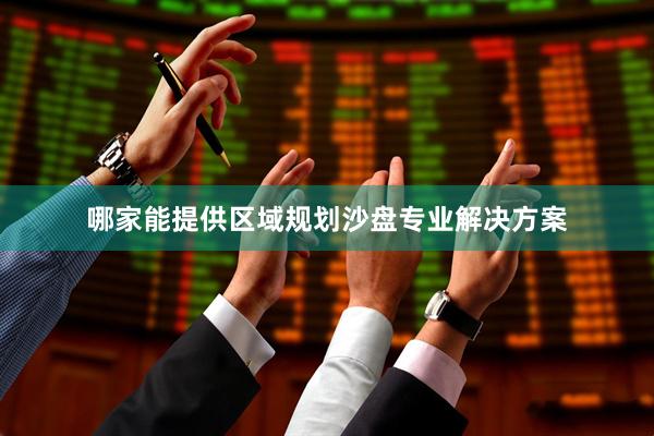 哪家能提供区域规划沙盘专业解决方案
