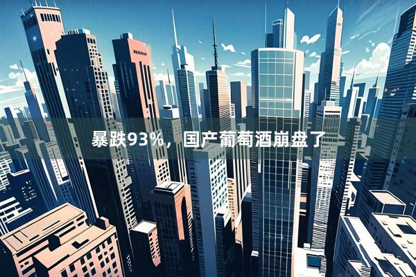 暴跌93%，国产葡萄酒崩盘了